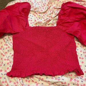 Heavy pink crop trop